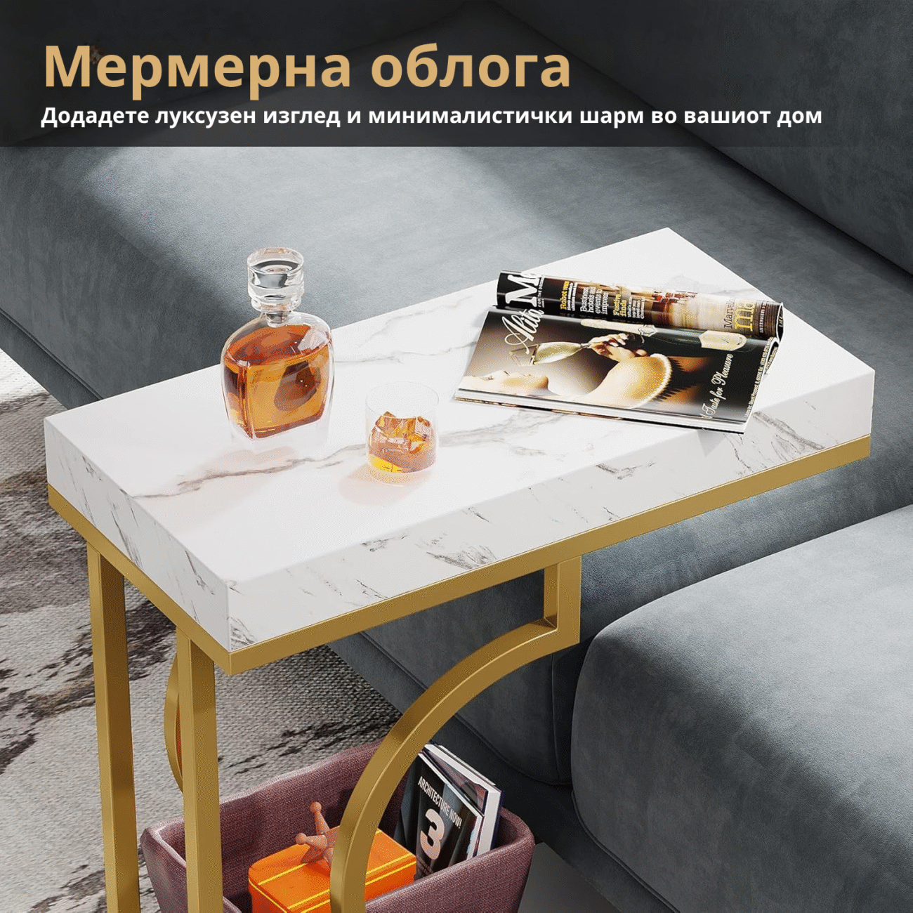 Шармантен фурнир од вештачки мермер Додадете стилски изглед и минималистички шарм во вашиот дом (1)