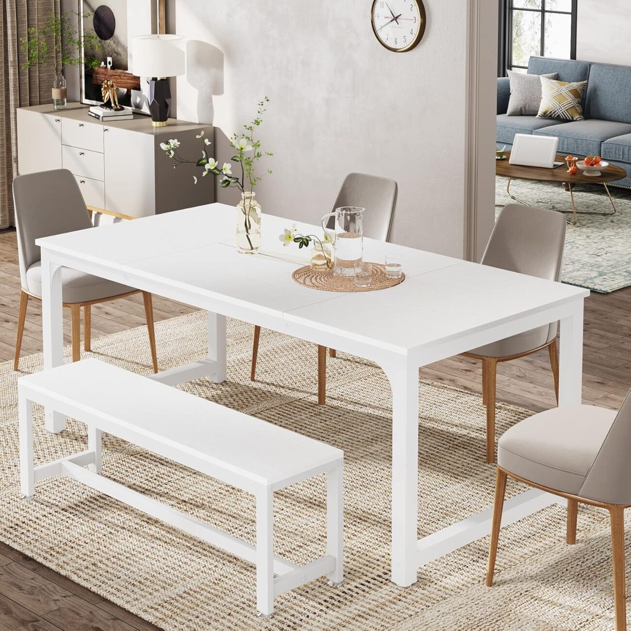 pravoagolna trpezariska masa