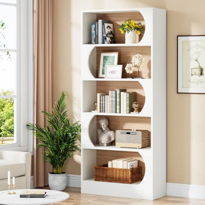 zaobleni moderni biblioteki 180cm