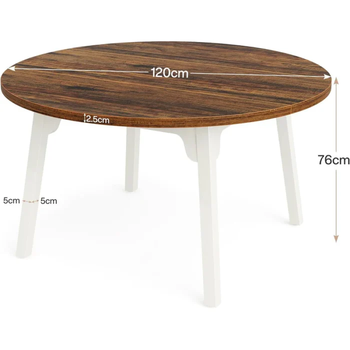 кружни трпезариски маси 120cm