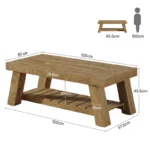 рустикални клуб маси 120cm