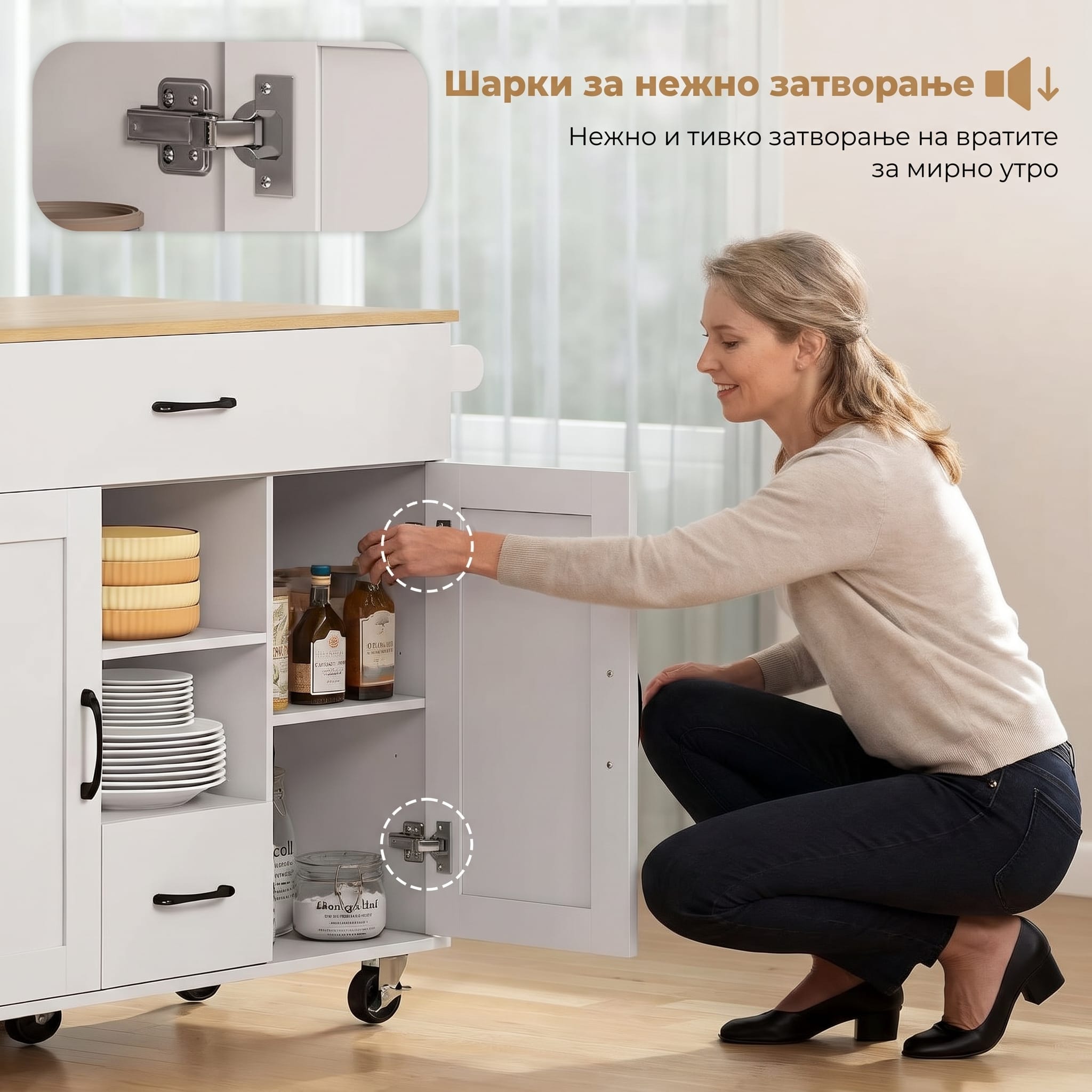 мобилен кујнски остров мобилен кујнски остров