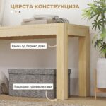 клупа од масивно дрво