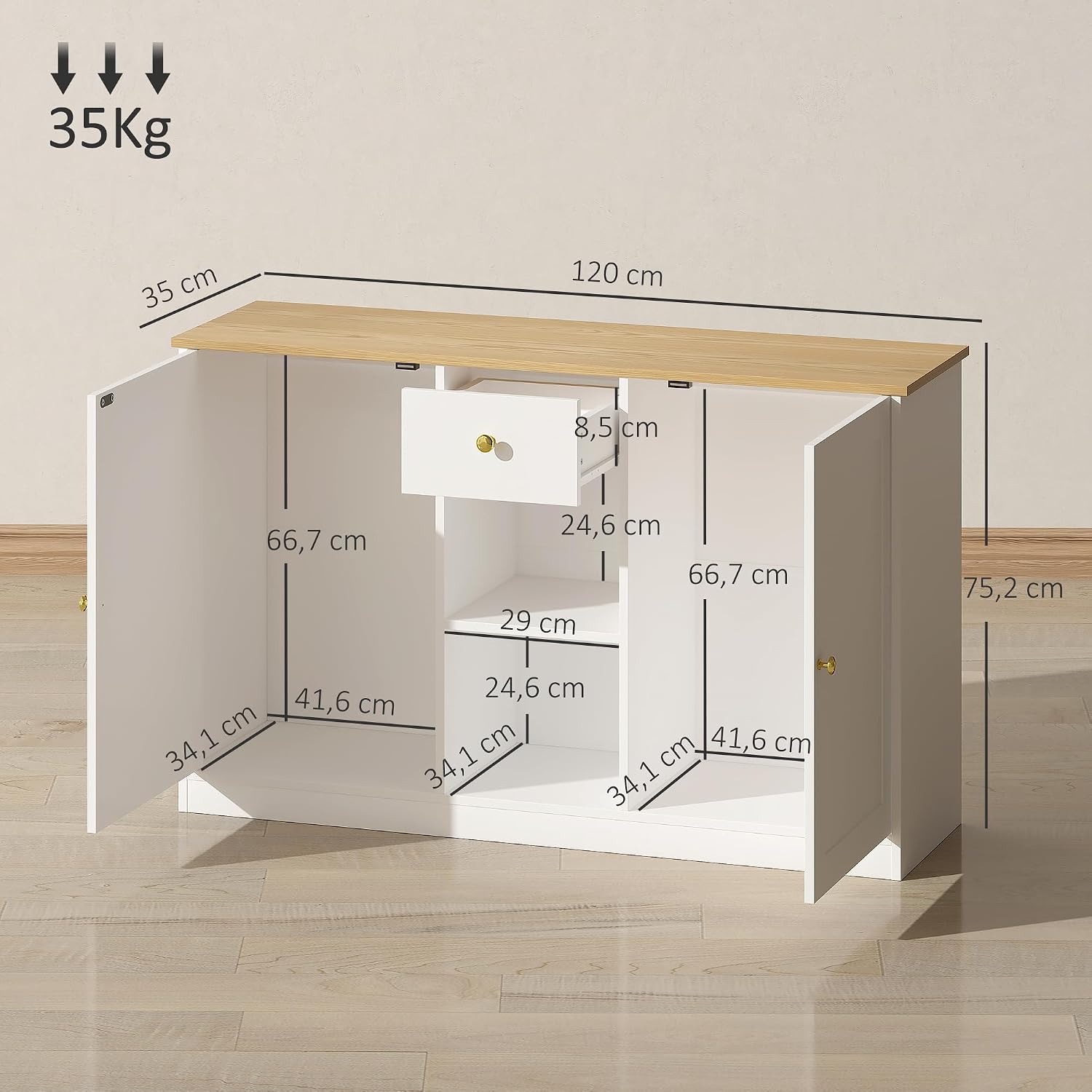 комода со златни рачки комода со златни рачки