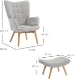 set fotelja i taburetka